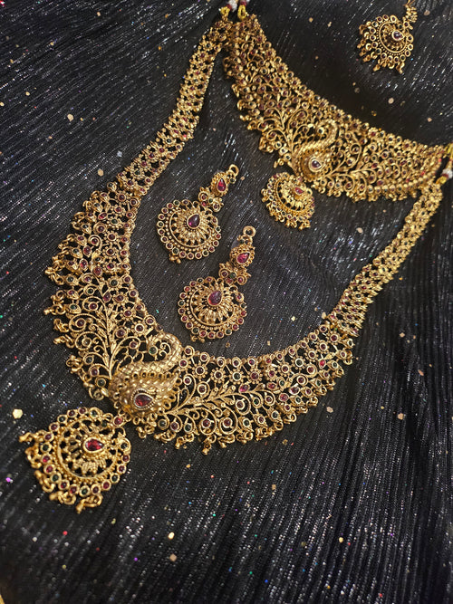 Bridal Set Royal Paon Rouge