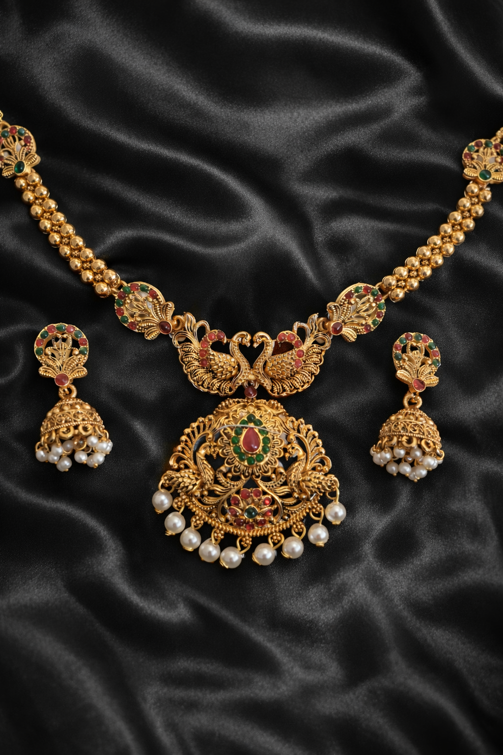 Peacock Necklace Set