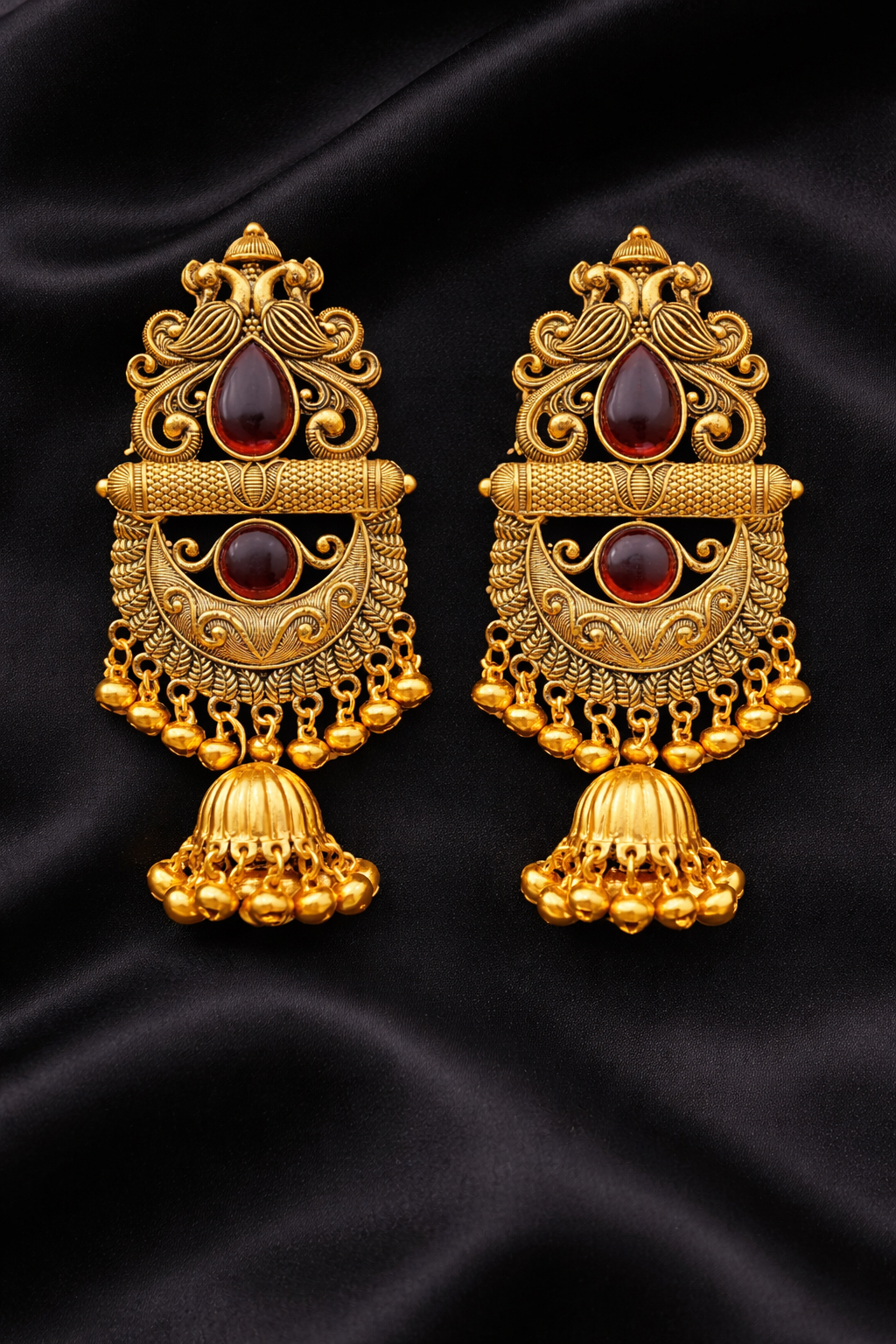 Kundan Jhumka- Chandbali Design 2