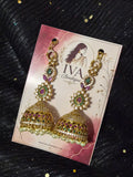 Mattal Jhumka – Royal Emerald