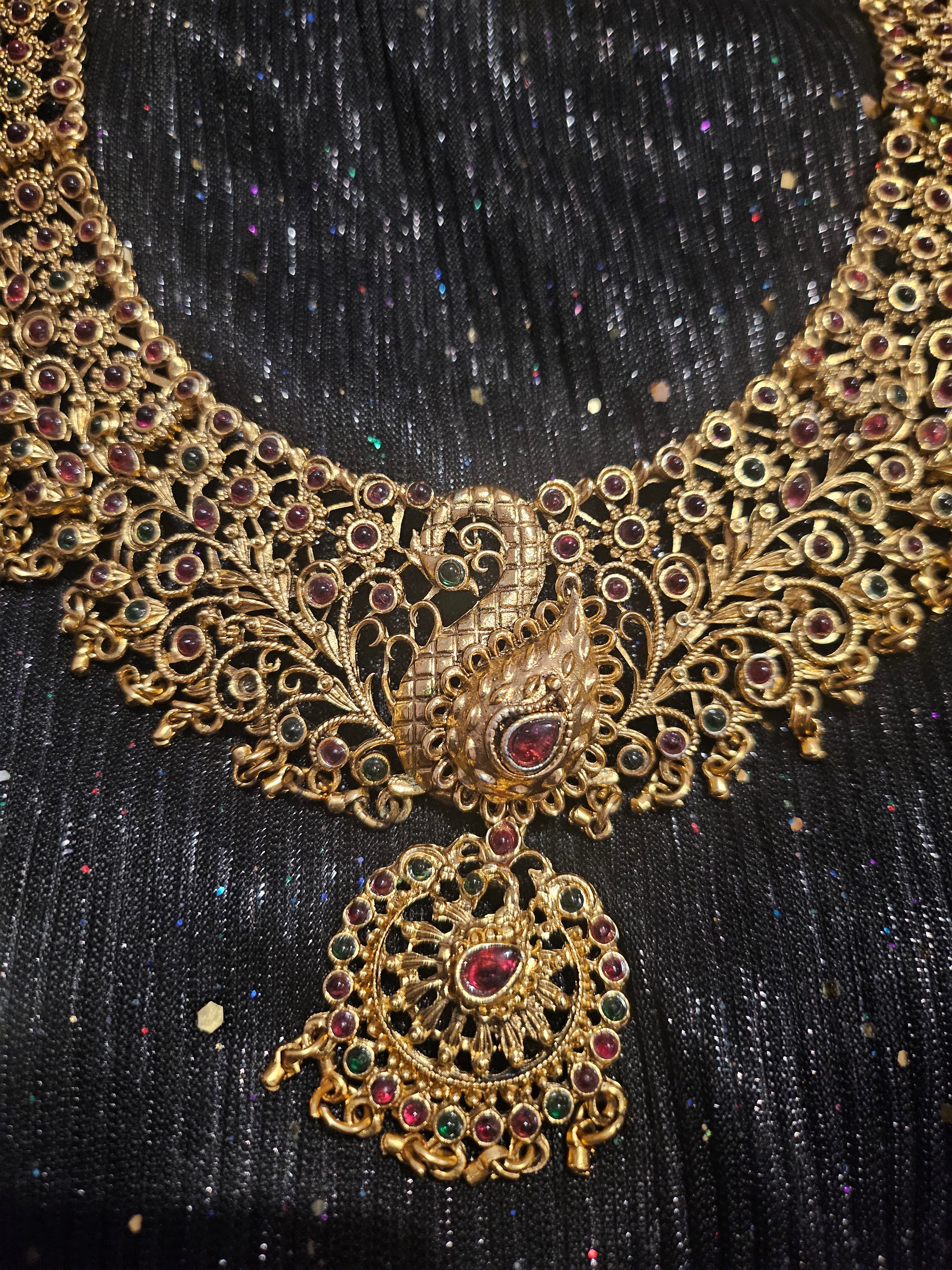 Bridal Set Royal Paon Rouge