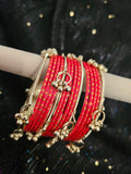 Red Kashmiri Bangles
