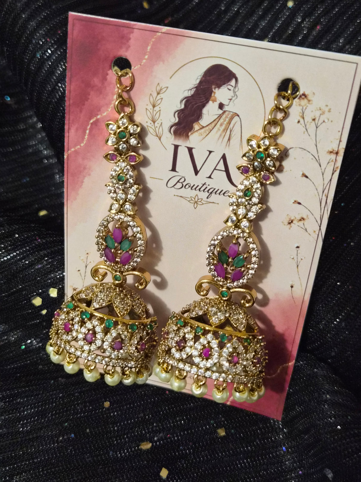 Mattal Jhumka – Royal Bloom