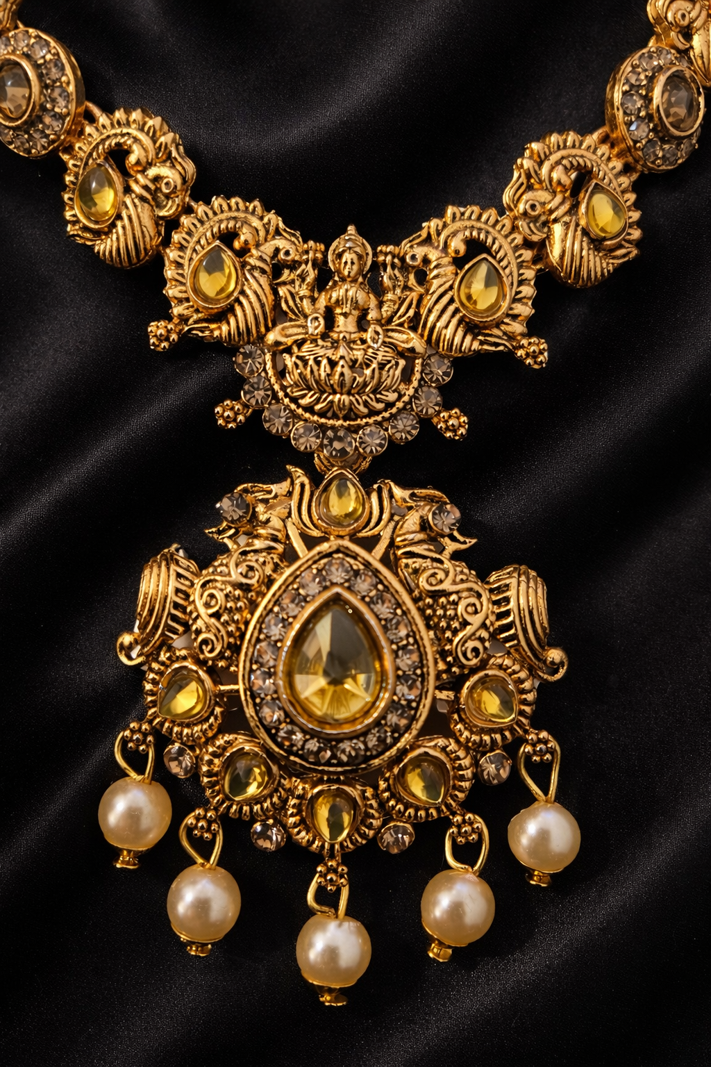 Lakshmi Double Necklace Set