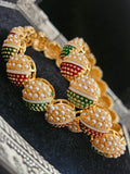 Kundan Bangles Perles & Pierres Multicolores ✨