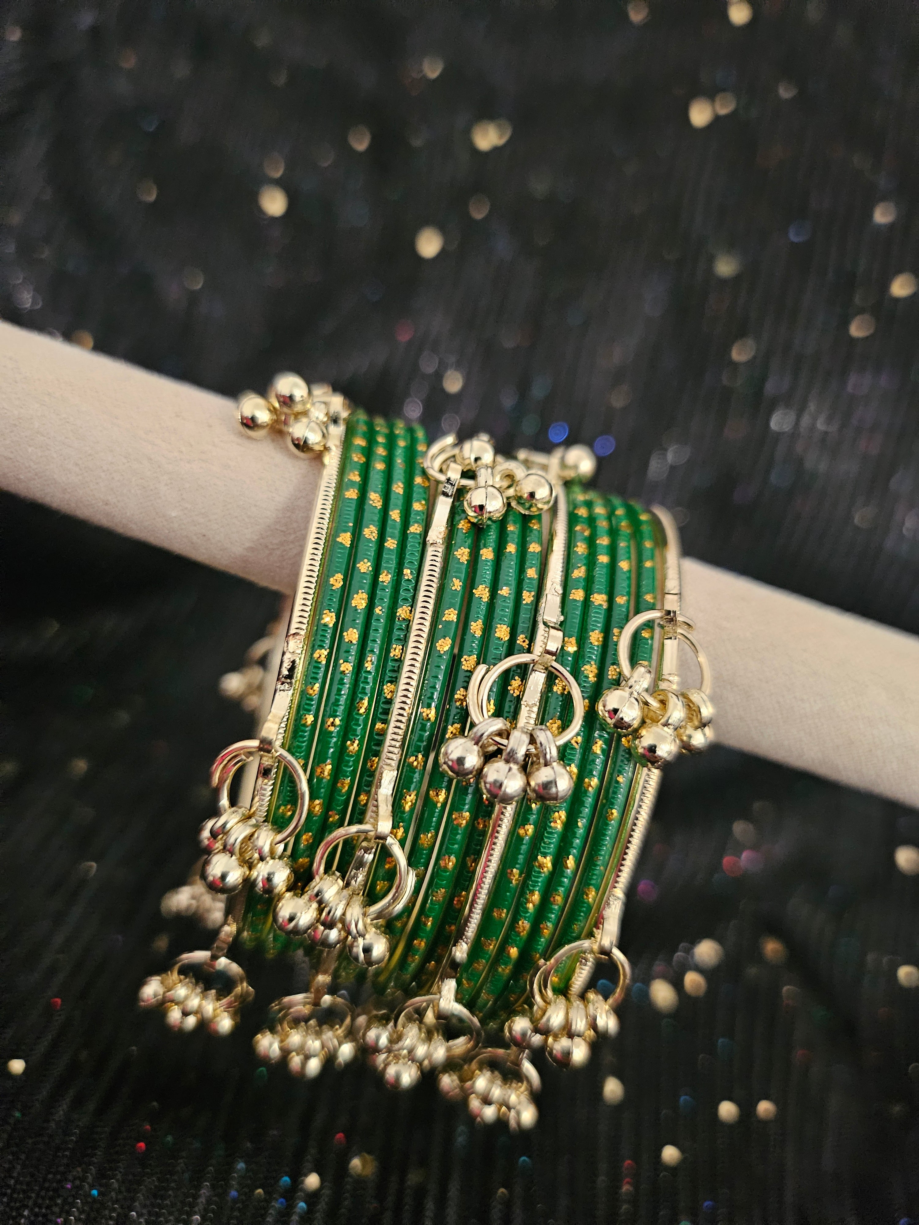 Green Kashmiri Bangles