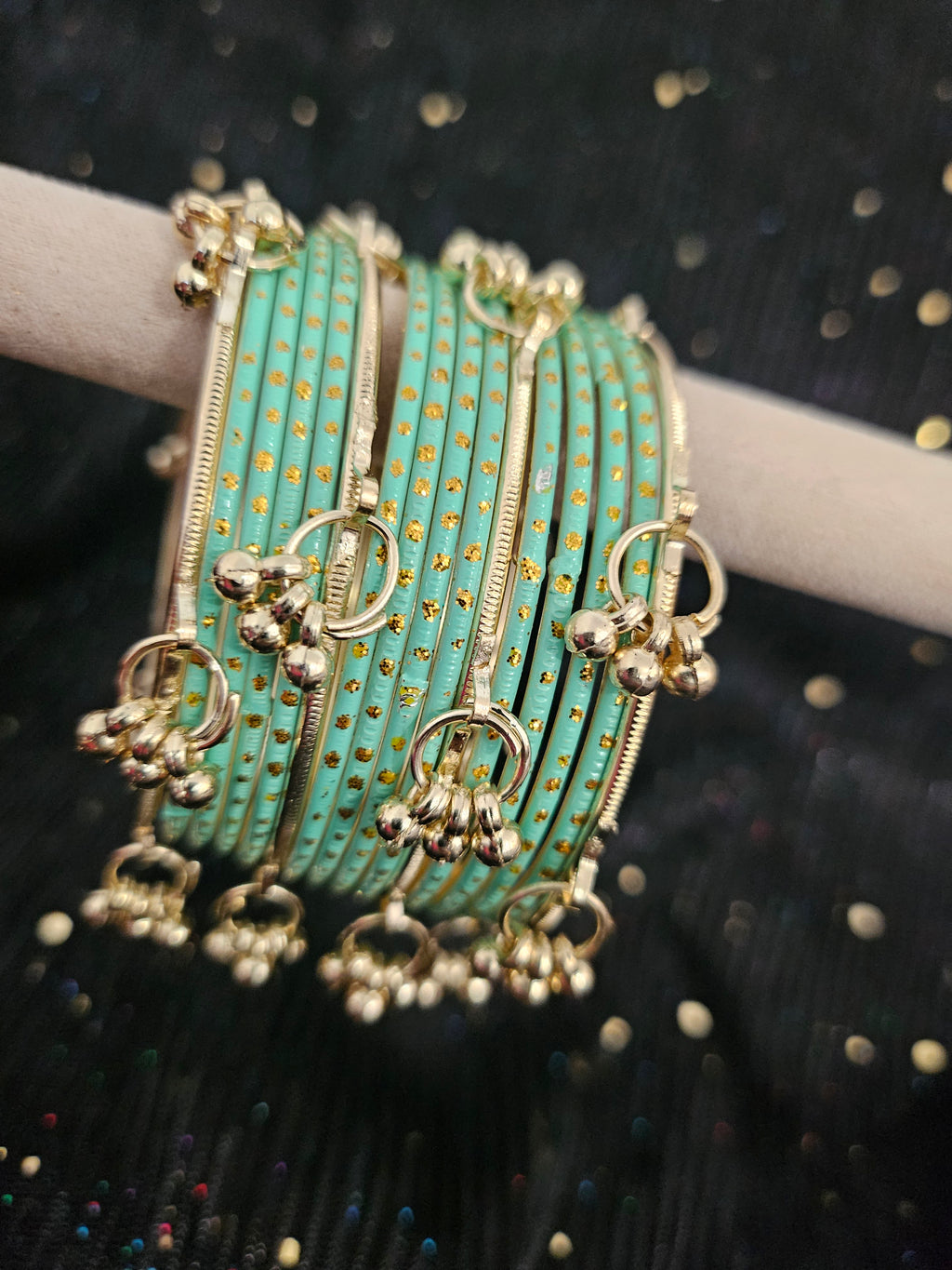 Mint green Kashmiri Bangles