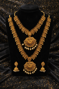 Lakshmi Double Necklace Set