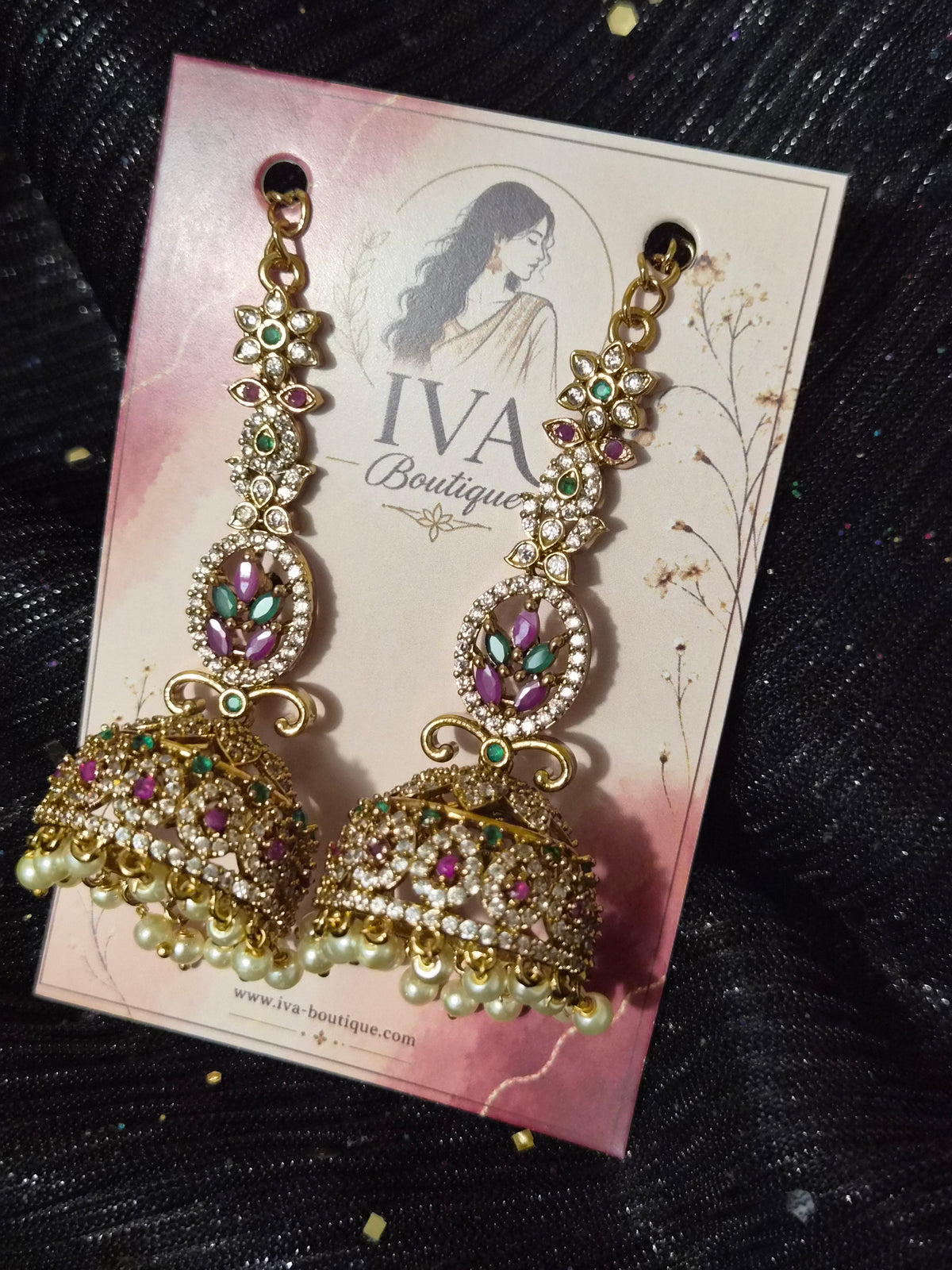 Mattal Jhumka – Royal Bloom