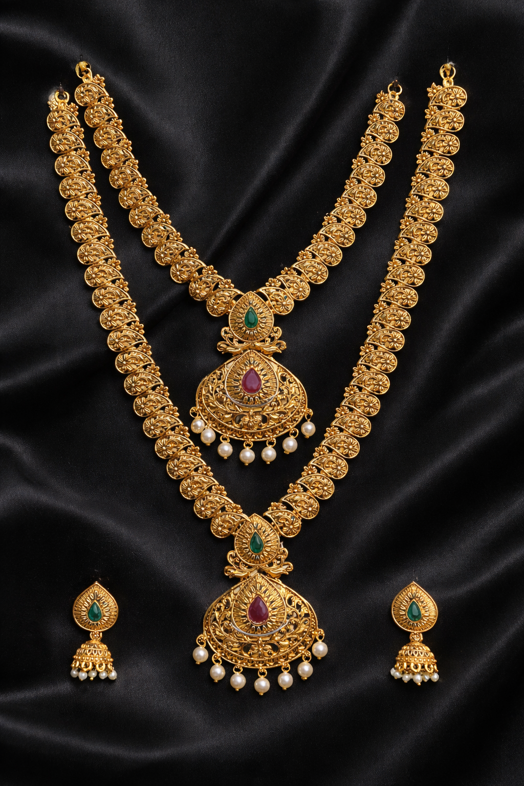 Double Necklace Set