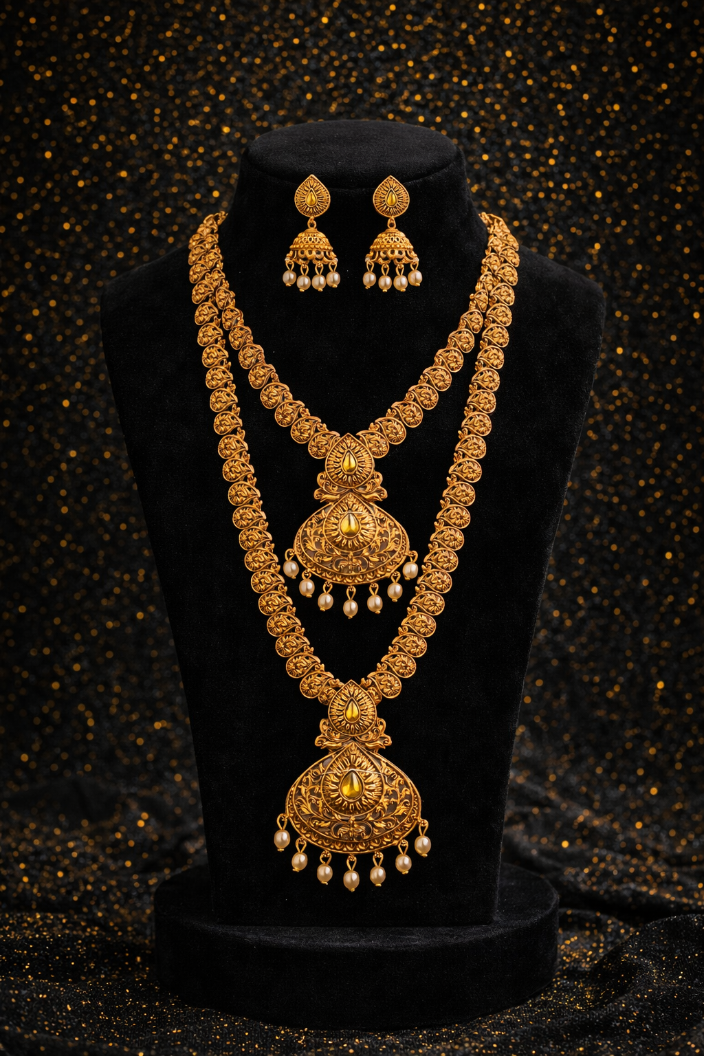 Double Necklace Set