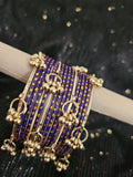 Navy Blue Kashmiri Bangles