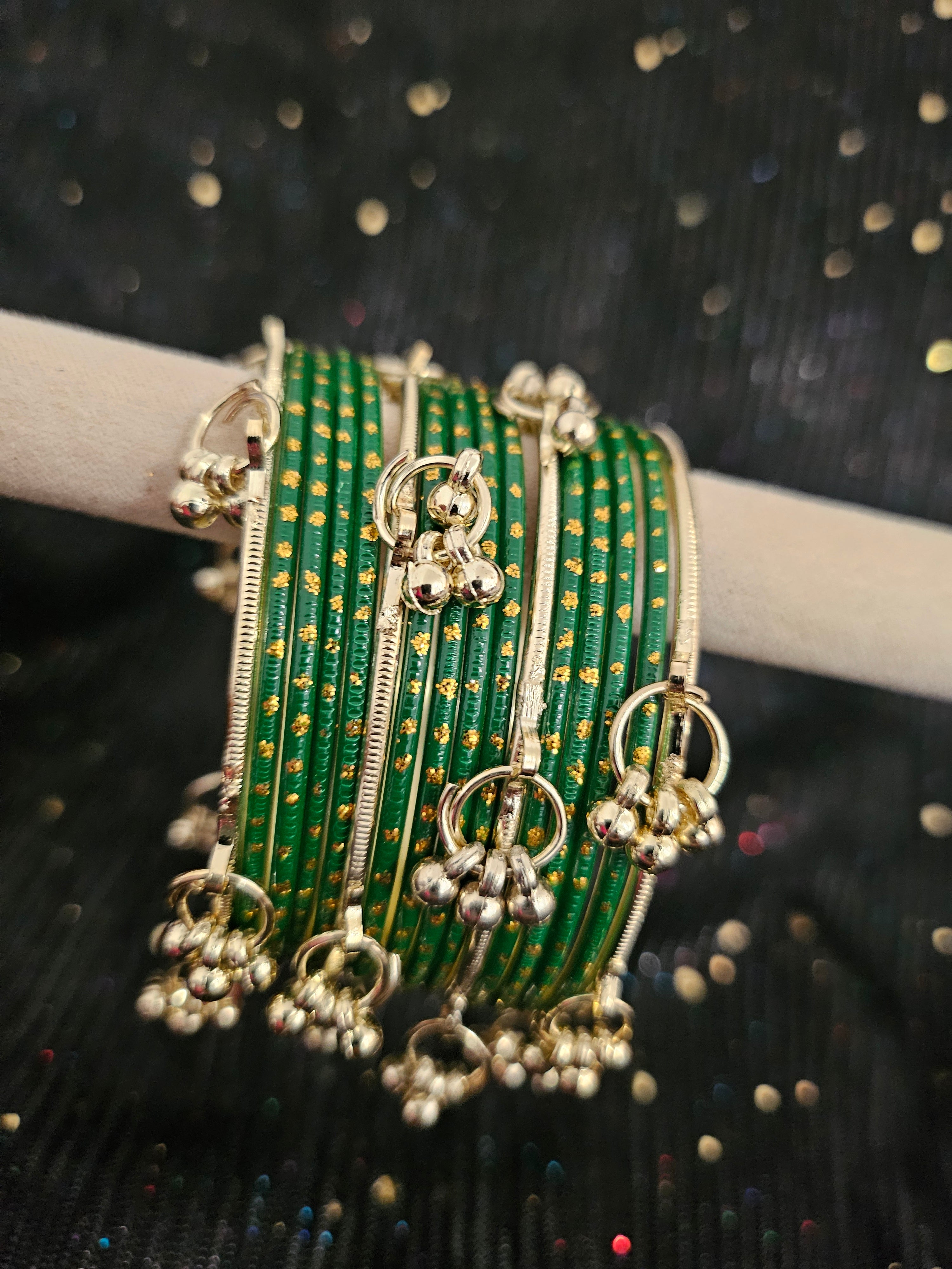 Green Kashmiri Bangles