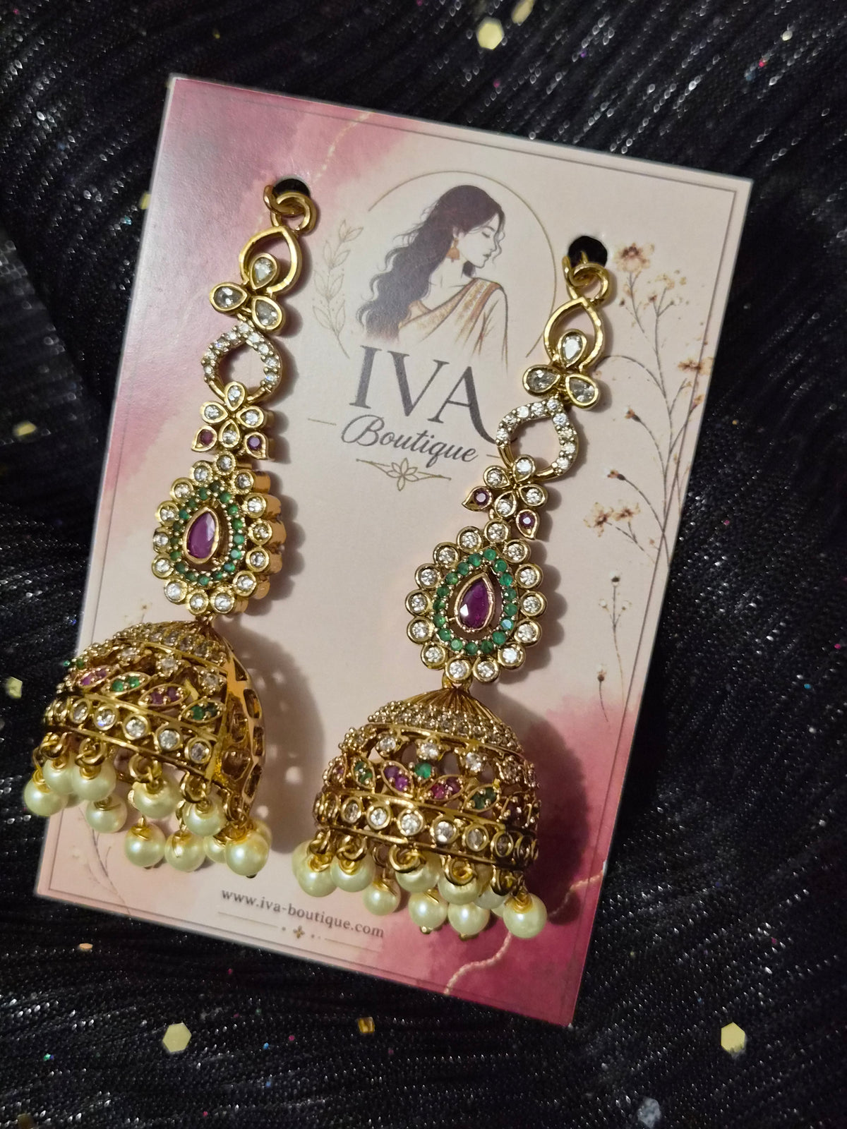 Mattal Jhumka – Royal Pearl