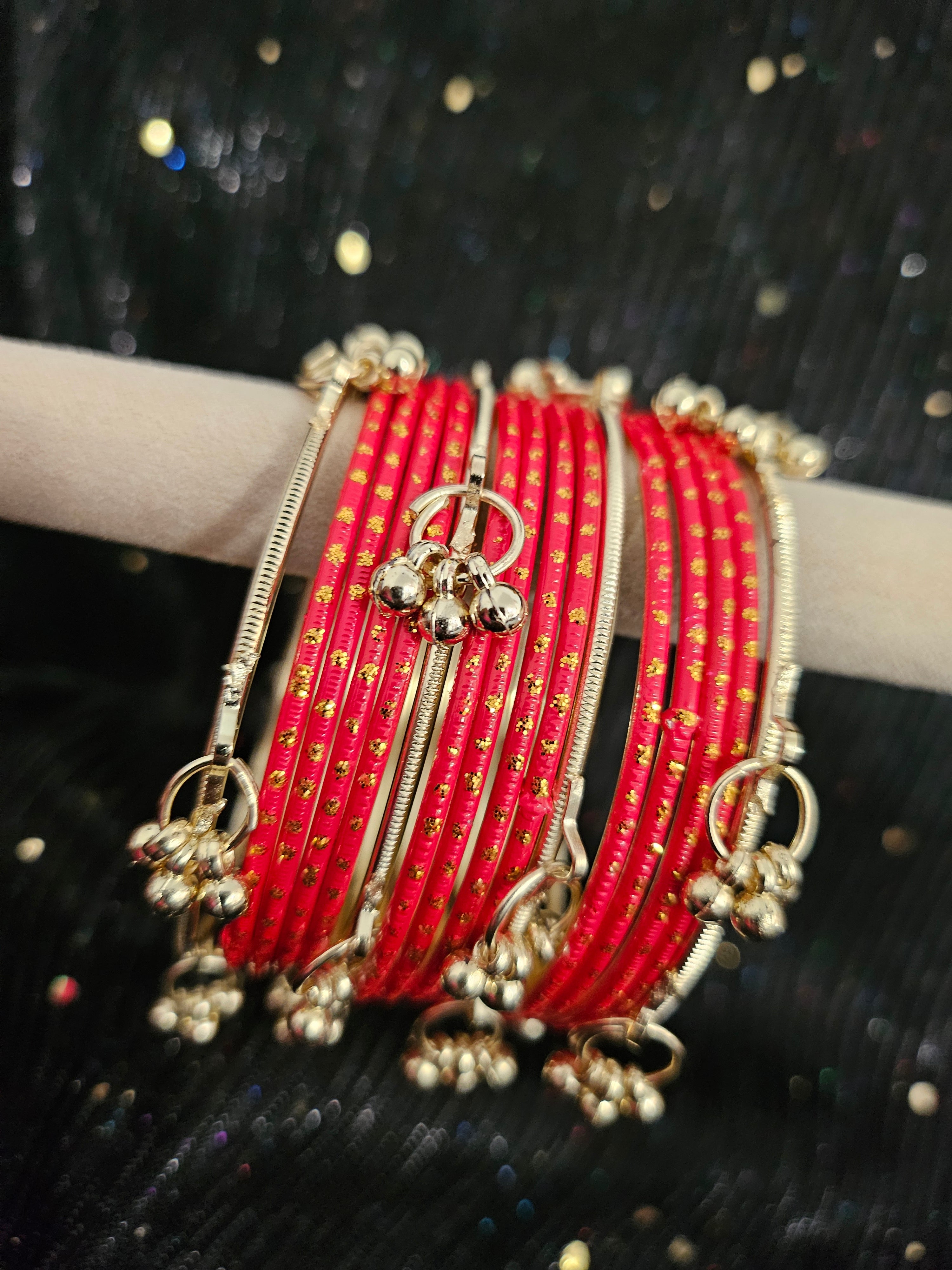Red Kashmiri Bangles