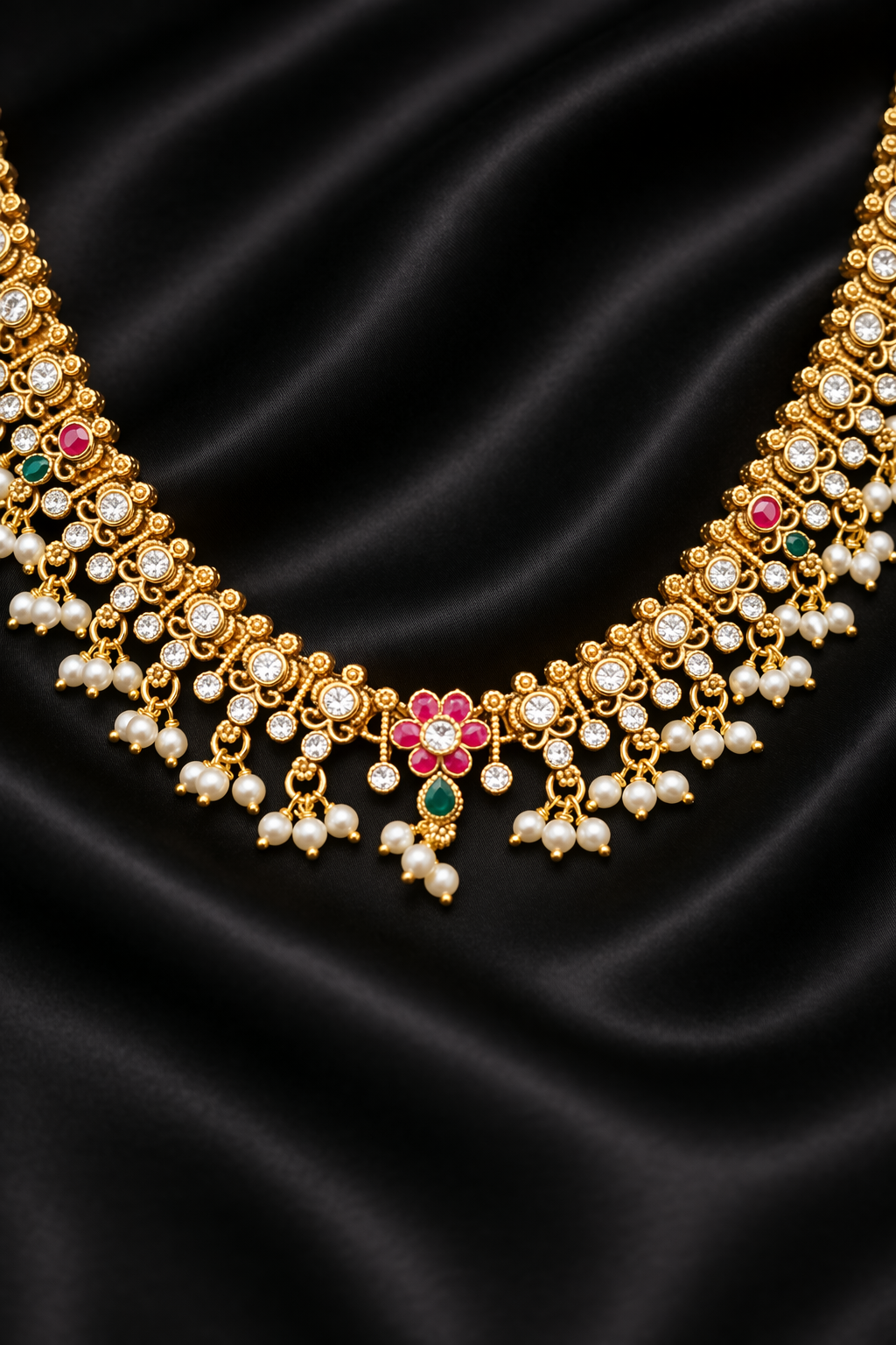 Antique Gold Long Haram Set