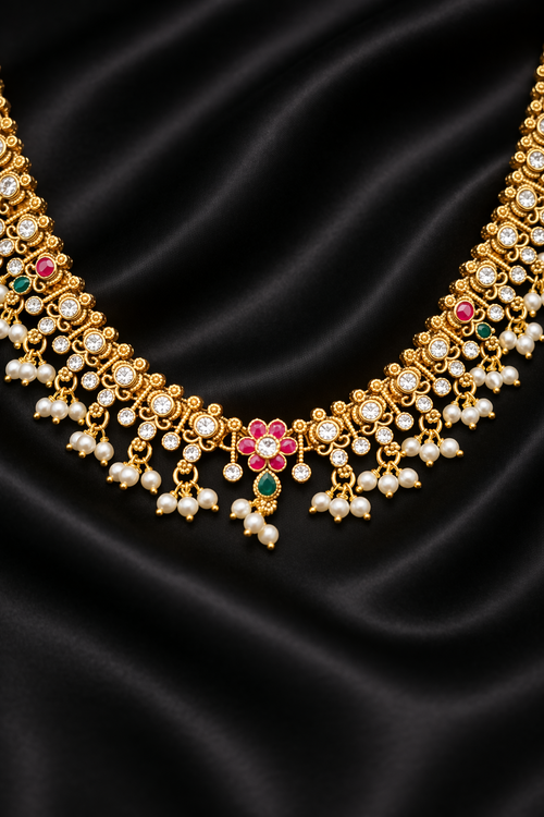 Antique Gold Long Haram Set