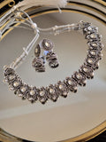 Parure Jhumka Argentée – Teardrop