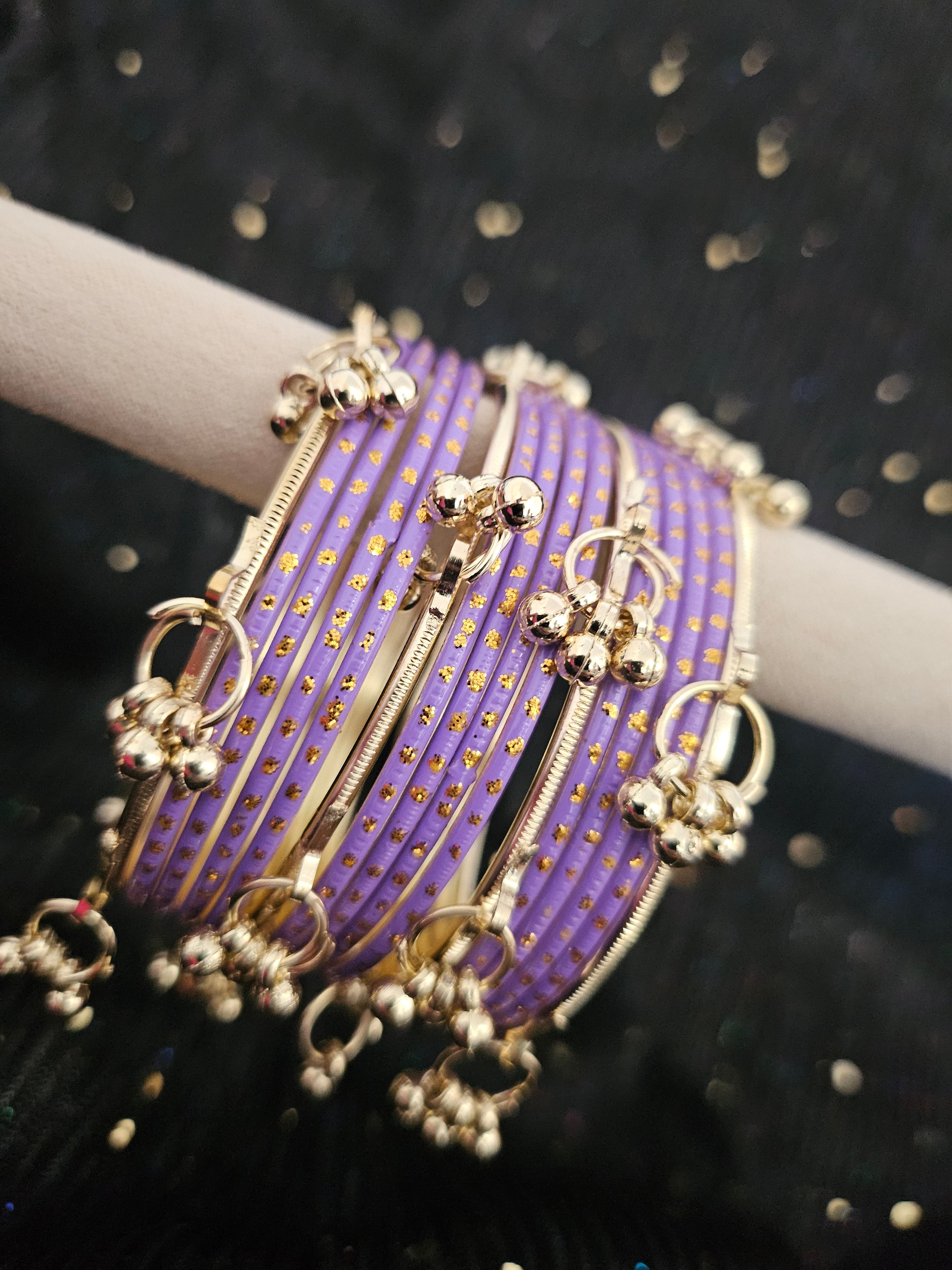 Purple Kashmiri Bangles