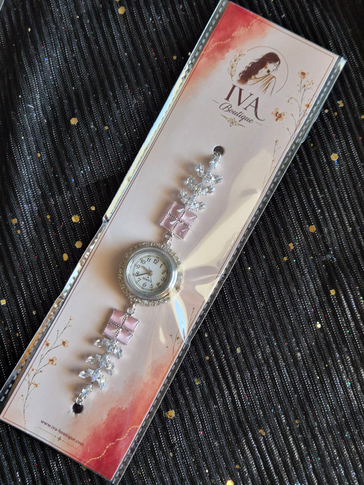 Montre Bijou Rose & Argentée