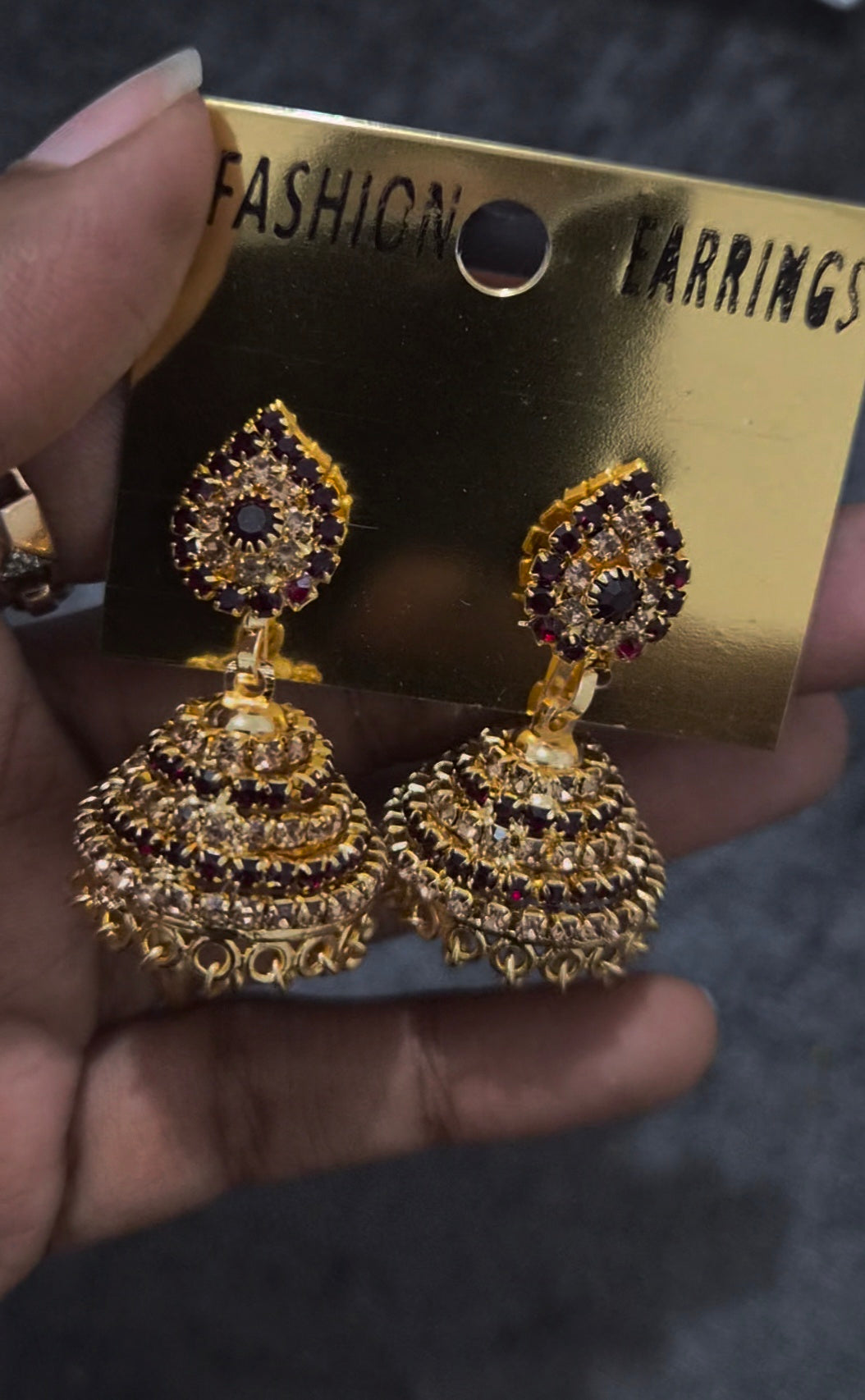 Jhumka élégant - Disponible en 5 coloris